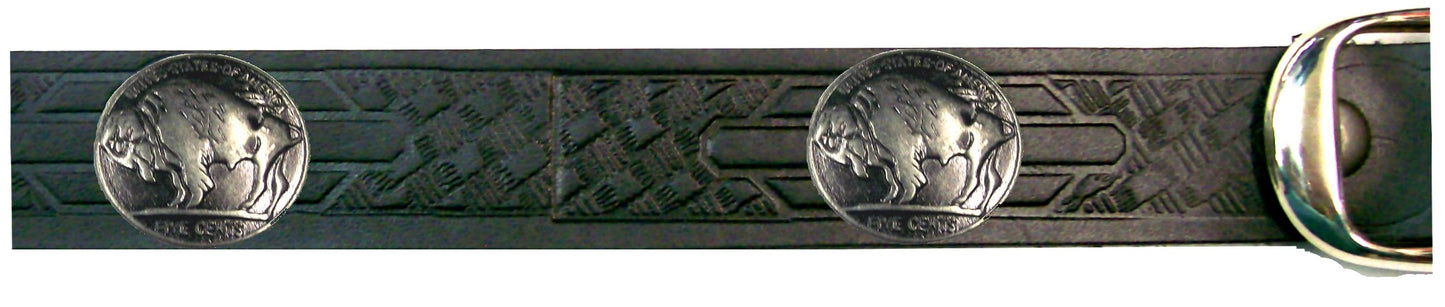 Buffalo Nickel Medallion Belt