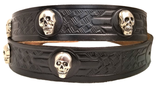 Skull Medallion Belt
