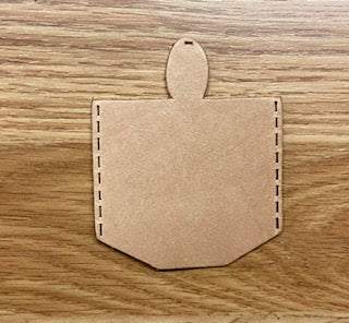 Leather lighter cover pattern