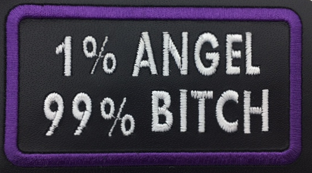 Leather Embroidery Patch 3 3/4" x 2 1/4"