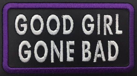 Leather Embroidery Patch 3 3/4" x 2 1/4"