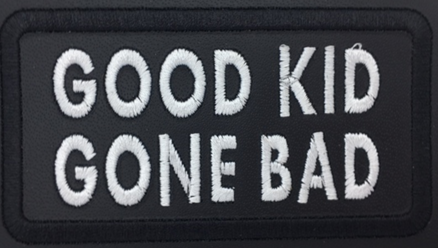 Leather Embroidery Patch 3 3/4" x 2 1/4"