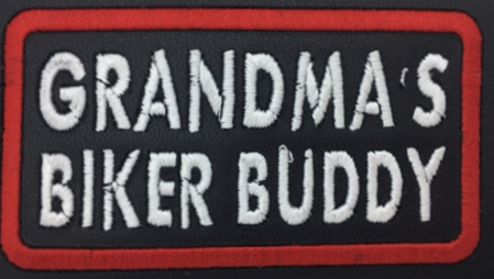 Leather Embroidery Patch 3 3/4" x 2 1/4"