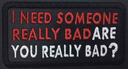 Leather Embroidery Patch 3 3/4" x 2 1/4"