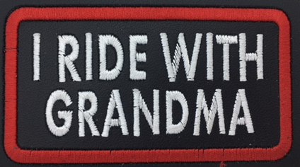 Leather Embroidery Patch 3 3/4" x 2 1/4"