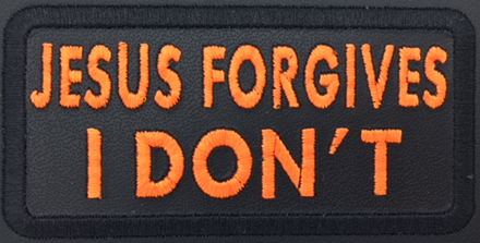Leather Embroidery Patch 3 3/4" x 2 1/4"