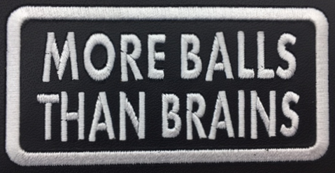 Leather Embroidery Patch 3 3/4" x 2 1/4"