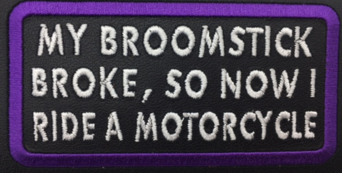 Leather Embroidery Patch 3 3/4" x 2 1/4"