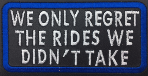 Leather Embroidery Patch 3 3/4" x 2 1/4"