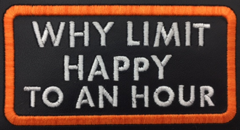 Leather Embroidery Patch 3 3/4" x 2 1/4"