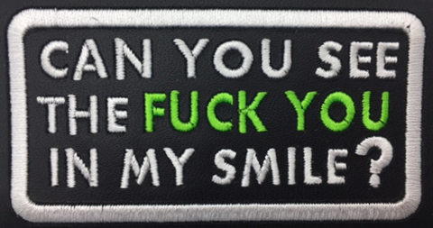 Leather Embroidery Patch 3 3/4" x 2 1/4"