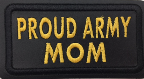 Leather Embroidery Patch 3 3/4" x 1 5/8"