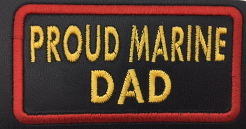 Leather Embroidery Patch 3 3/4" x 1 5/8"