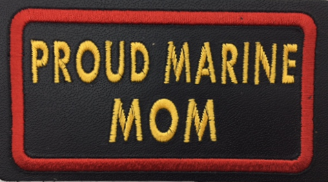 Leather Embroidery Patch 3 3/4" x 1 5/8"