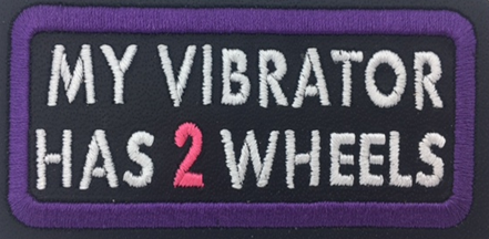 Leather Embroidery Patch 3 3/4" x 1 5/8"