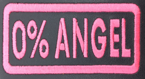 Leather Embroidery Patch 3 3/4" x  1 5/8"
