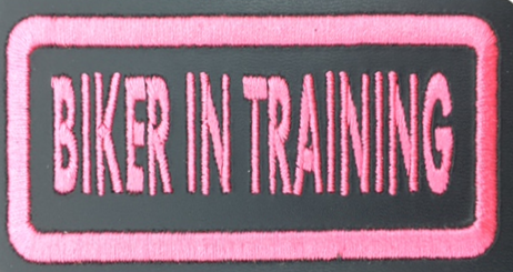 Leather Embroidery Patch 3 3/4" x 1 5/8"