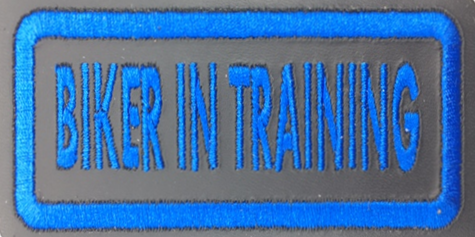 Leather Embroidery Patch 3 3/4" x 1 5/8"