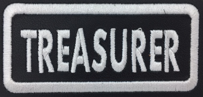 Leather Embroidery Patch 3 3/4" x 1 5/8"