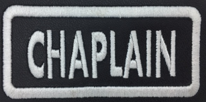 Leather Embroidery Patch 3 3/4" x 1 5/8"