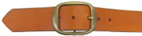 Plain Color Leather Belt