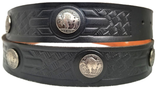 Buffalo Nickel Medallion Belt