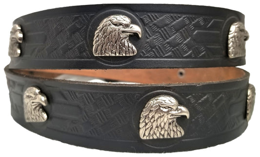 Eagle Head Medallion Belt