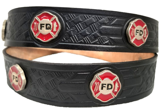 Fire Department Medallion Belt