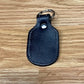 Leather key ring shape