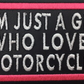 Leather Embroidery Patch 3 3/4" x 2 1/4"