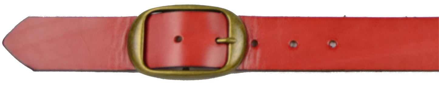 Plain Color Leather Belt