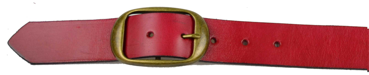 Plain Color Leather Belt