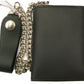 Leather Trifold chain wallet