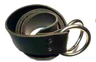 Buffalo Leather Ring Belt