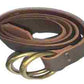 Buffalo Leather Ring Belt