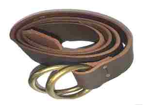 Buffalo Leather Ring Belt